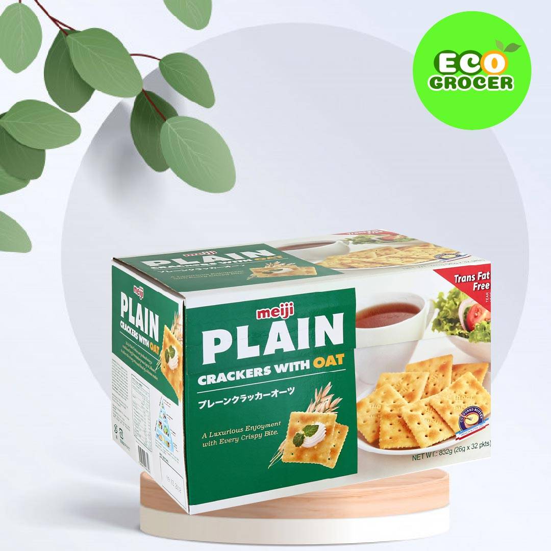 Meiji Plain Crackers Biscuits Oats Japan【Original / Oats】Meiji Cracker